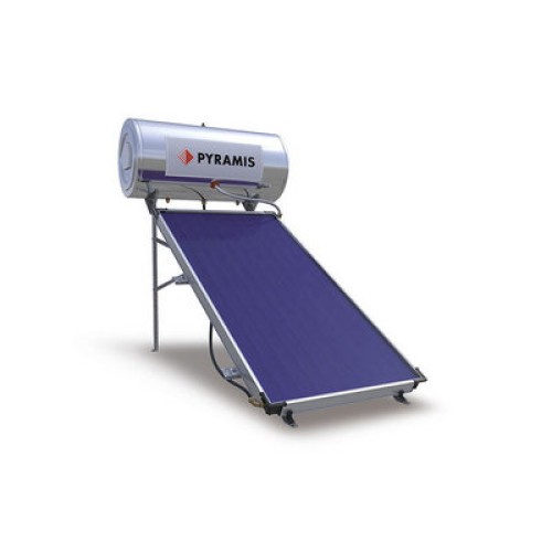 ΗΛΙΑΚΟΣ ΘΕΡΜΟΣΙΦΩΝΑΣ PYRAMIS (026001105) 160Lt 1 ΣΥΛΕΚΤΗΣ 2τμ ΤΡΙΠΛΗΣ ΕΝΕΡΓΕΙΑΣ